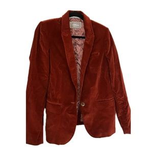 Burnt Orange Corduroy Johnston and Murphy Blazer